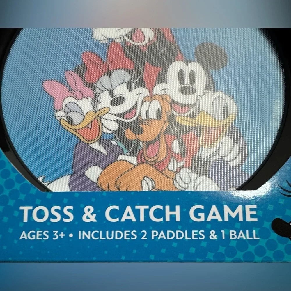 Disney Mickey and Friends Toss & Catch Game - Blue and Red